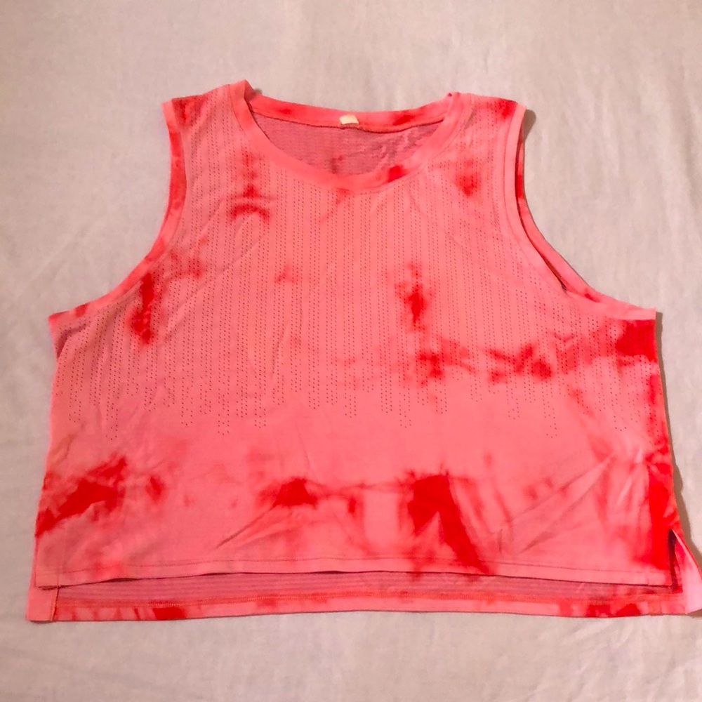 Lululemon Pink Tie-Dye Shirt